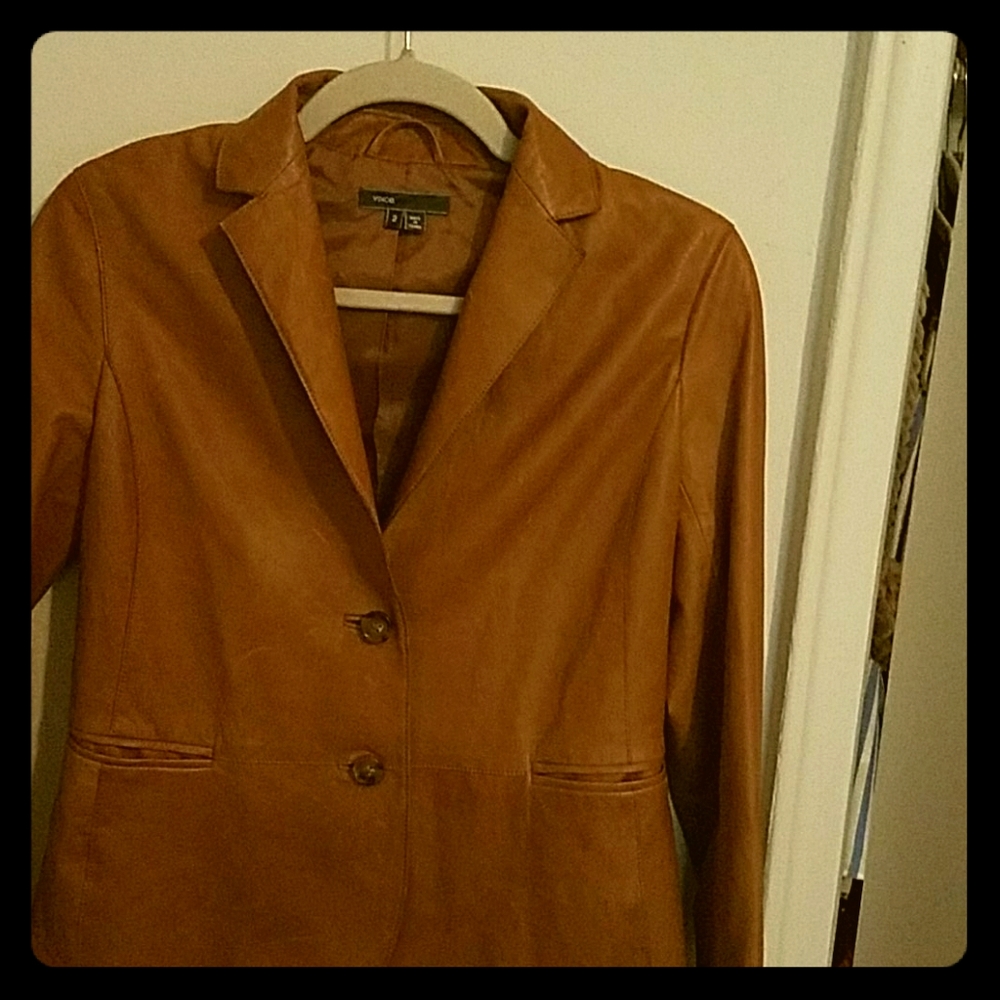 100% real leather jacket by VINCE